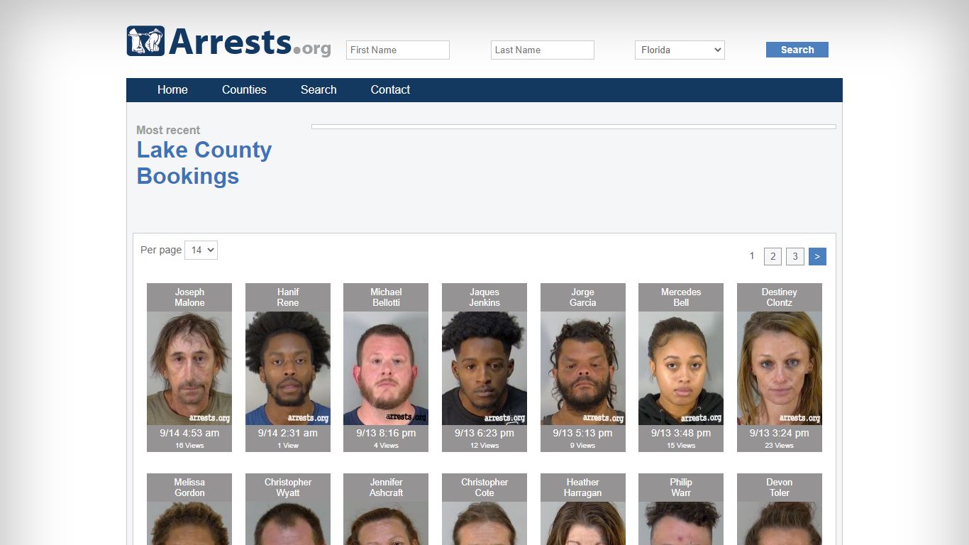 Lake County Arrests and Inmate Search